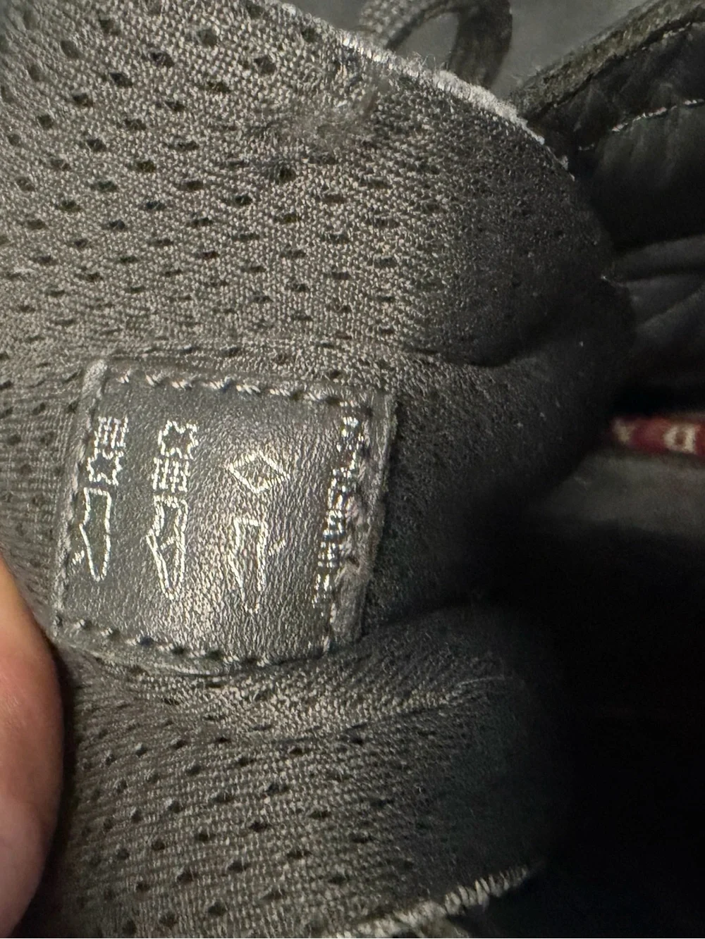 Prada Black and Gray Men's High-Top Sneakers